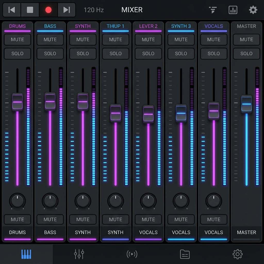 App Mixer Interface